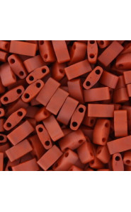 Miyuki half tila 5x2.4mm beads - Transparent brown HTL-135
